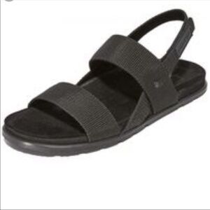 New Hunter Men Black Double Strap Sandals 13